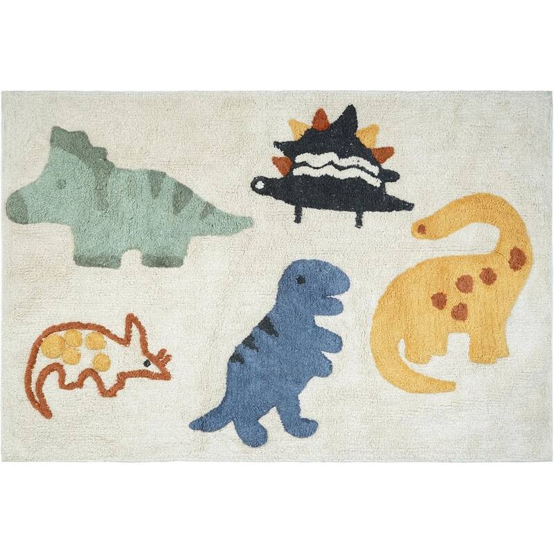 HomeRoots Juvenile/Youth Transitional Rectangle Area Rug - 48.00 in. x 32.00 in. x 0.30 in.