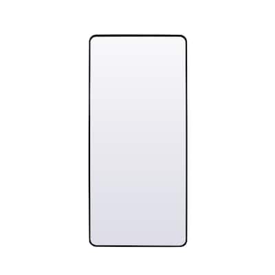 Indigo Home Soft Corner Metal Rectangle Mirror 32x72 Inch
