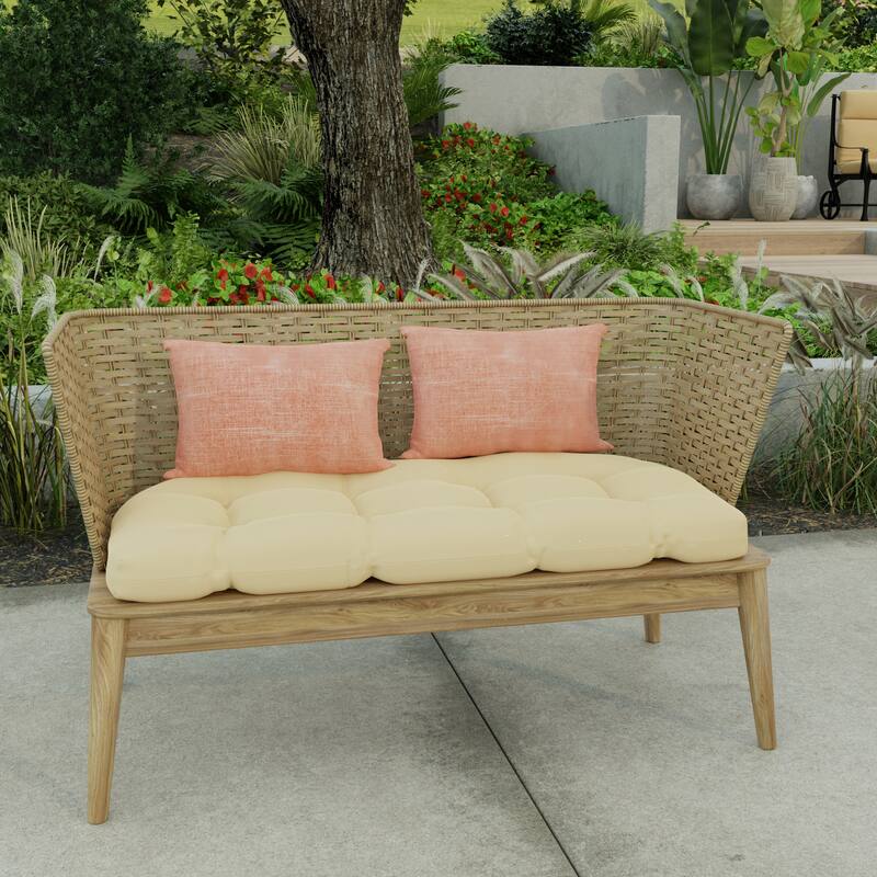 18" x 12" Outdoor Lumbar Throw Pillow - Set of 2 - 12'' L x 18'' W x 4'' H