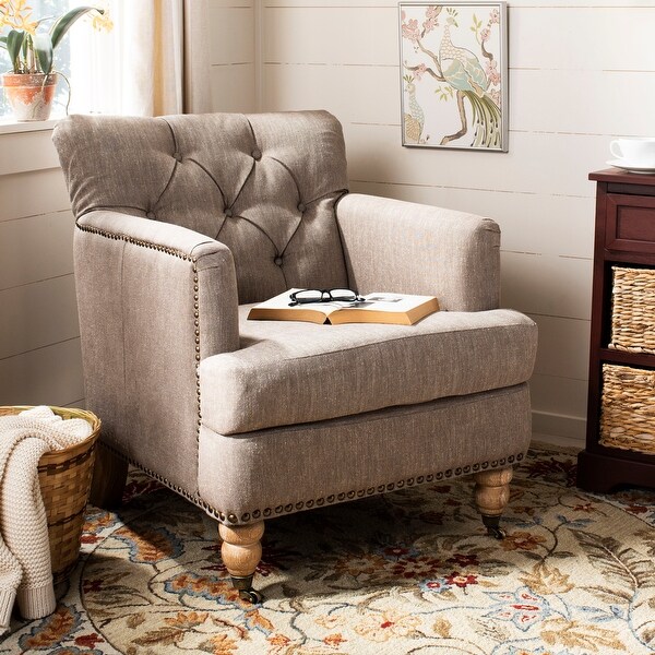 Taupe club shop chair