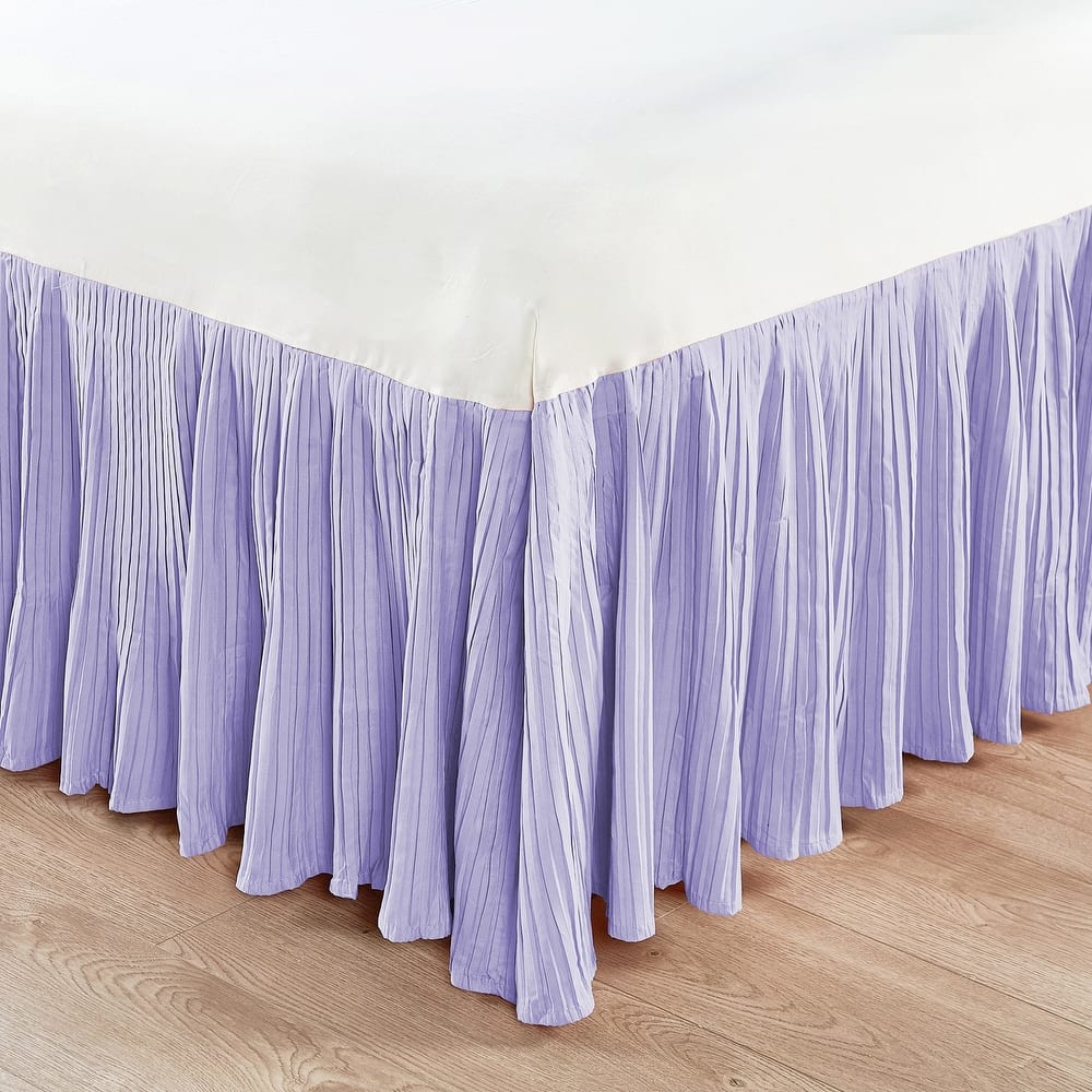 Home Soft Things Pleated Bed Skirt