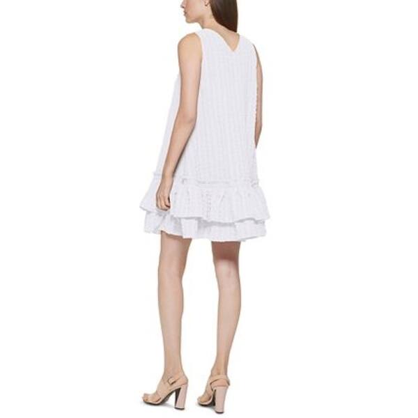calvin klein a line dress V-Neck Elastic Waistband Midi - Caper line style and midi length Vogue 2891 CALVIN KLEIN A-Line