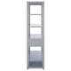 preview thumbnail 5 of 12, SAFAVIEH Johni 1-Drawer 5-Shelf Etagere Bookcase. - 32"W x 18"D x 70"H