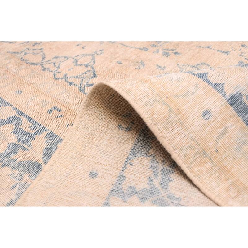 ECARPETGALLERY Hand-knotted Antalya Vintage Beige Wool Rug - 9'11 x 13'3