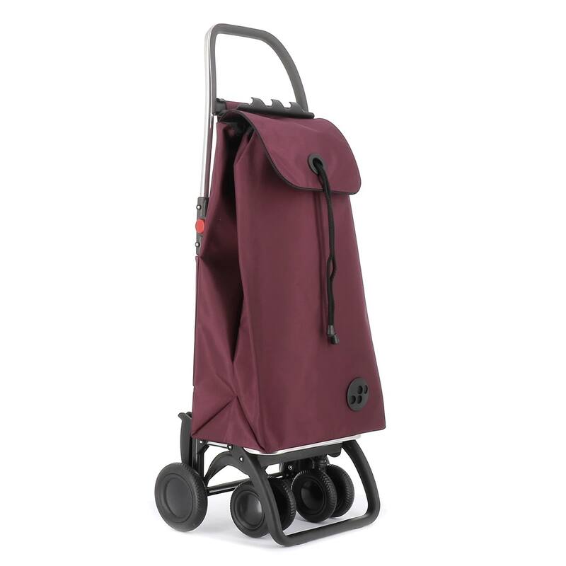 Rolser I-Max MF 4 Wheels 2 Swivelling Foldable Shopping Trolley - 41.34" H x 15.55" W x 12.8" D