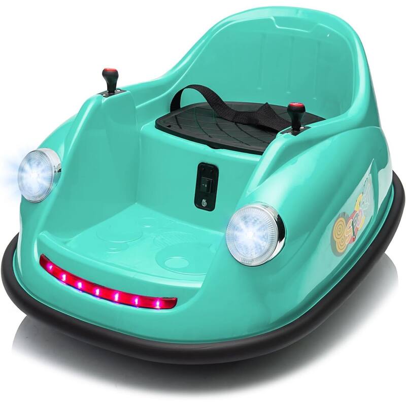 Electric Kids Ride On Bumper Car Gift - Green