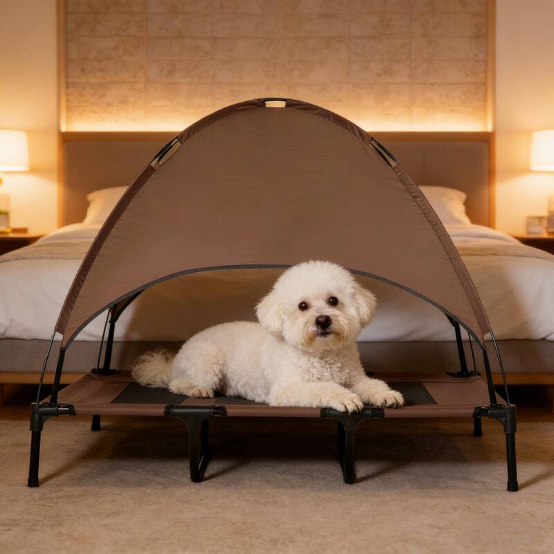 Portable Pet Bed,Elevated Portable Dog Cot