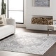 preview thumbnail 1 of 28, Nuloom Malka SplashGuard Machine Washable Area Rug Rectangle - Light Grey - 2' x 3'