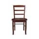 preview thumbnail 95 of 128, International Concepts Solid Wood Madrid Ladderback Chairs, Set of 2 - N/A