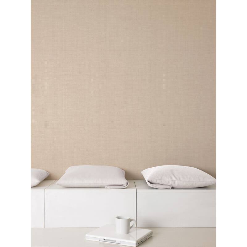 Galerie Wallcoverings Global Fusion Woven Rattan Effect Non-woven Matte Wallpaper Roll