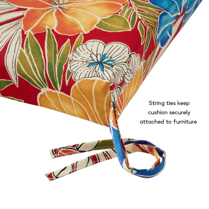 Greendale Home Fashions Outdoor High Back Chair Pad