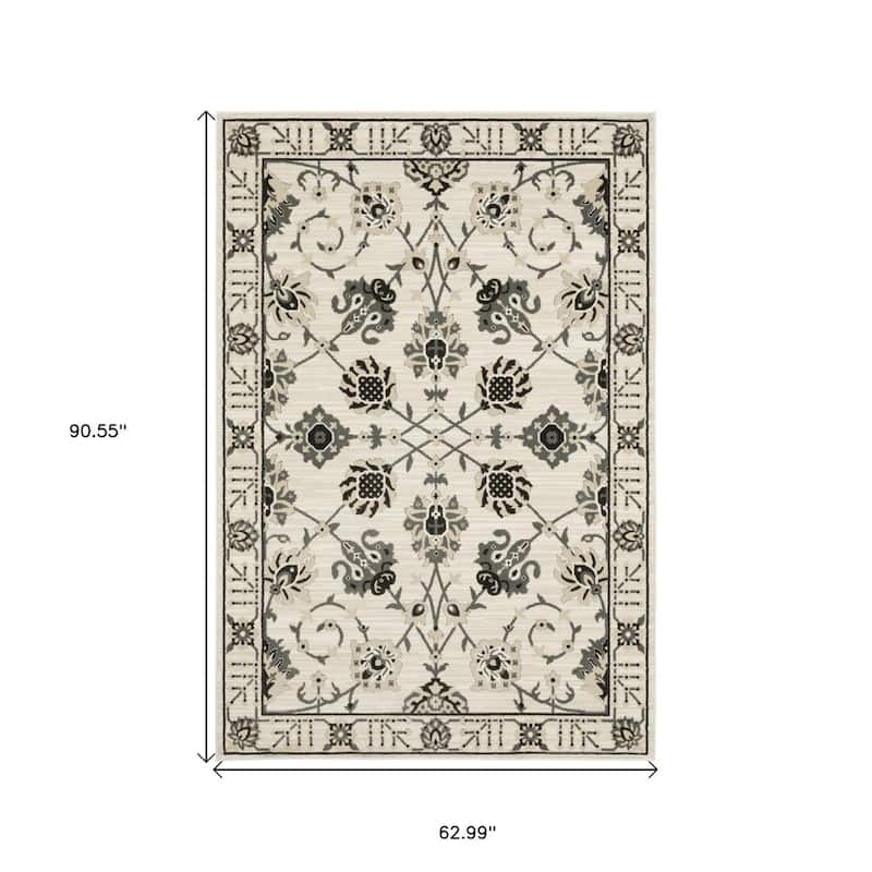 HomeRootsOriental Traditional Rectangle Area Rug