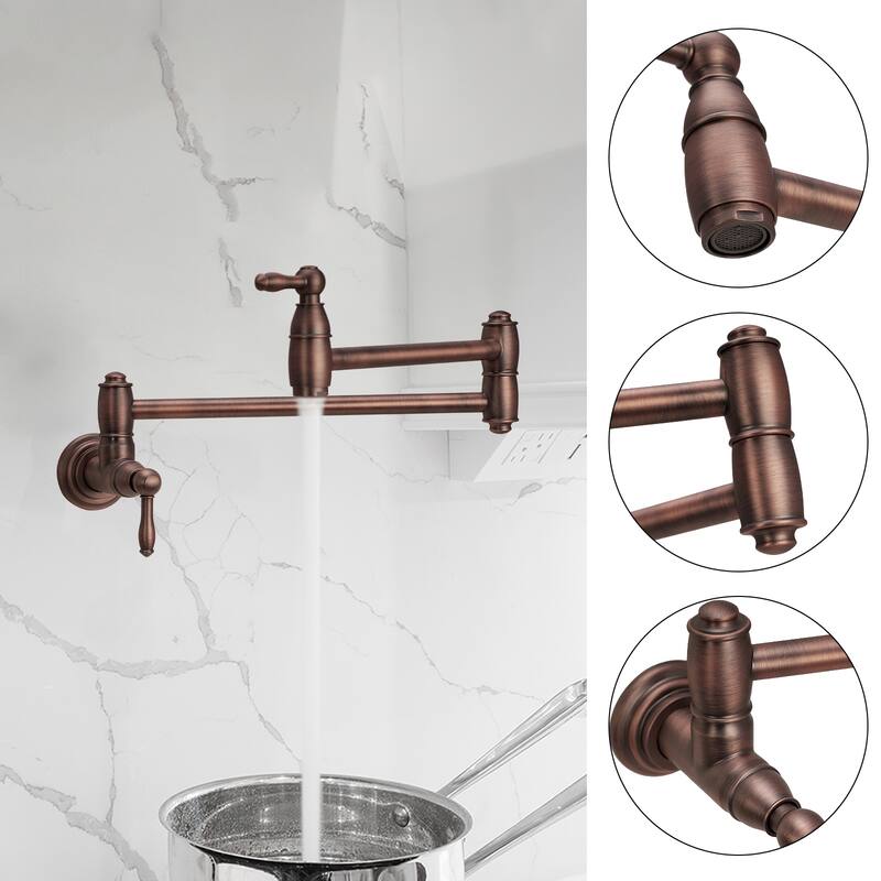 Pot Filler Kitchen Faucet Wall-Mounted