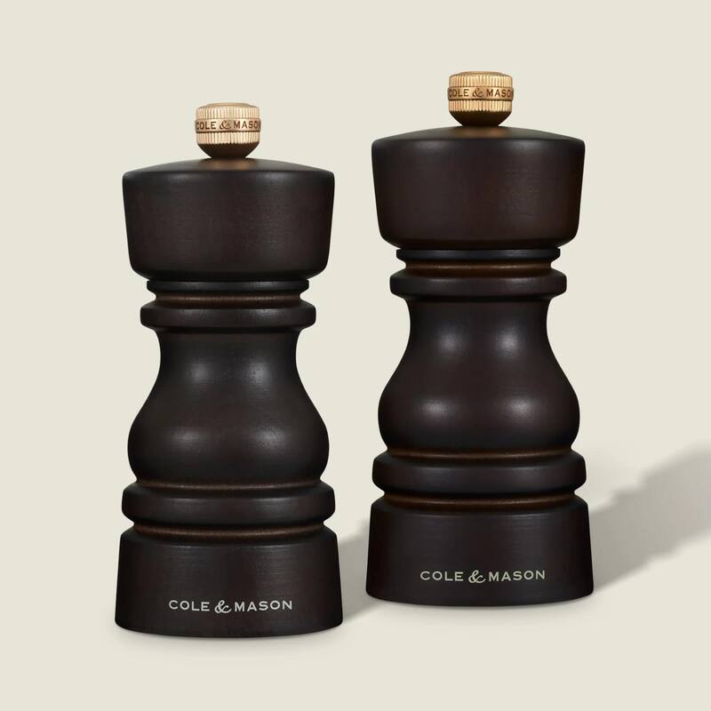 Cole & Mason London Chocolate Wood Salt & Pepper Mills