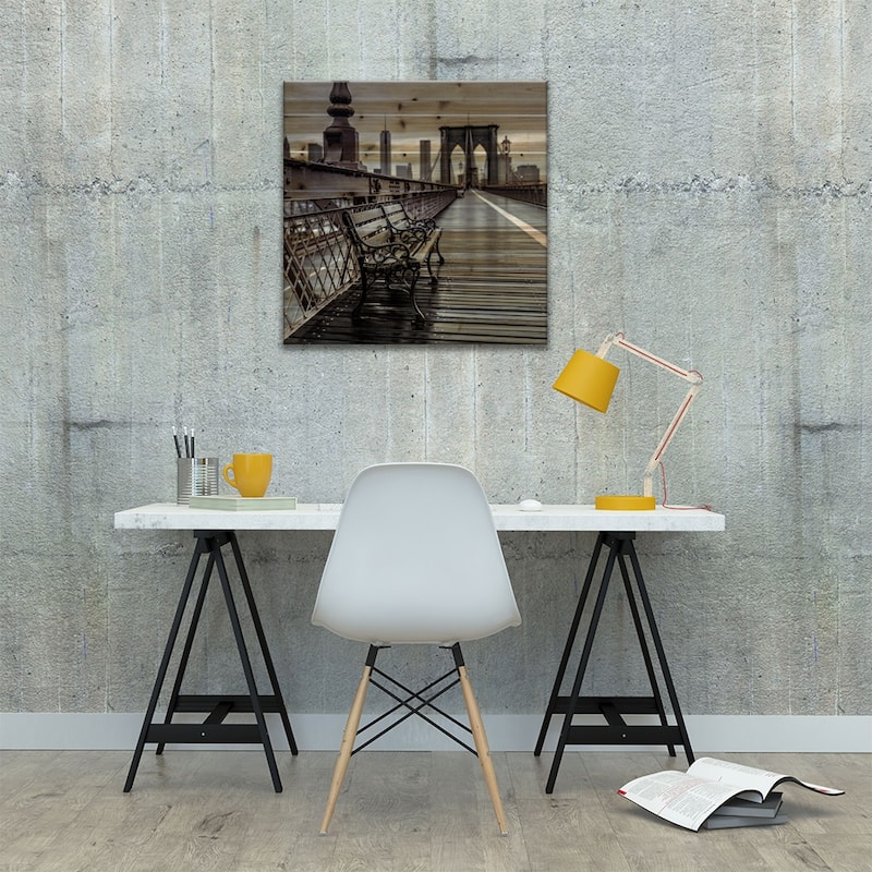 Bridge Beauty Print On Wood by Assaf Frank - Multi-Color