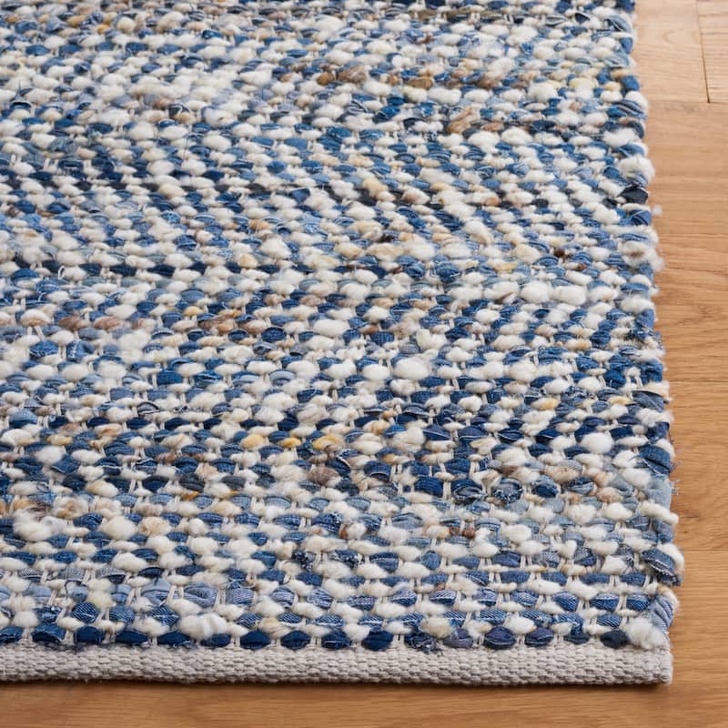 SAFAVIEH, Handmade Natura Janka Wool & Leather Rug
