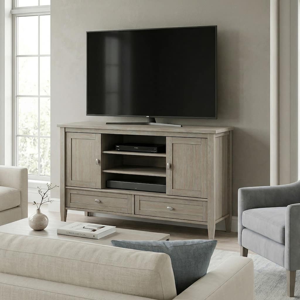 WYNDENHALL Norfolk Transitional TV Media Stand For TVs up to 50 inches