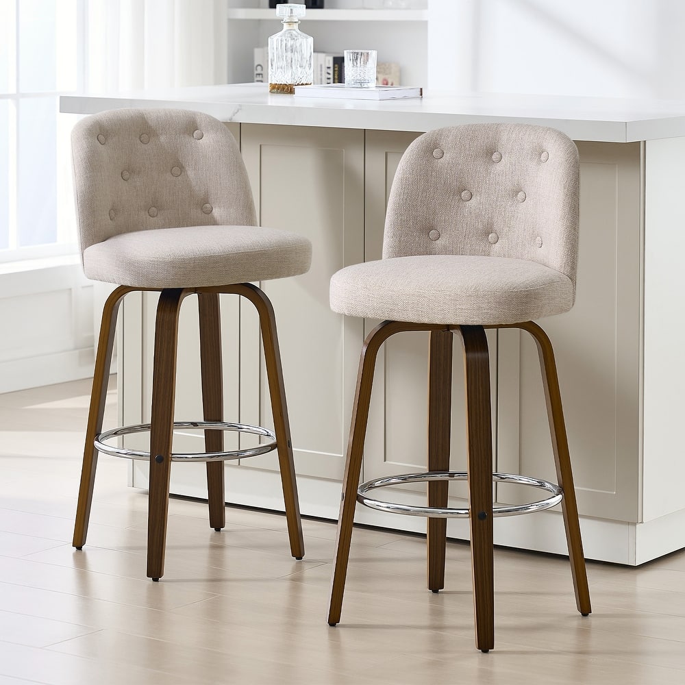 26"/29" Swivel Bar Stools/ Counter Stool with Bentwood Legs