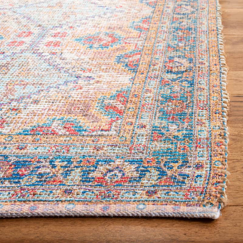 SAFAVIEH Handmade Saffron Aubree Modern Tribal Cotton Rug