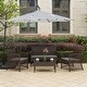 preview thumbnail 16 of 46, Madison Outdoor 4-Piece Rattan Patio Furniture Chat Set with Cushions