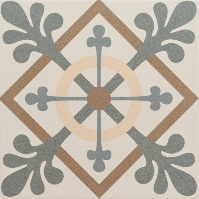The Tile Life Ellis Taco 6.5x6.5 Grey Porcelain Floor & Wall Tile