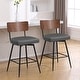 preview thumbnail 104 of 136, 26"/29" Faux Leather Swivel Counter/Bar Stools Set of 2/3