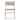 NADAAL STUDIOS Theryn Dining Chair, Hammered Iron Frame with Finial Detail, Beige Linen Blend Upholstery