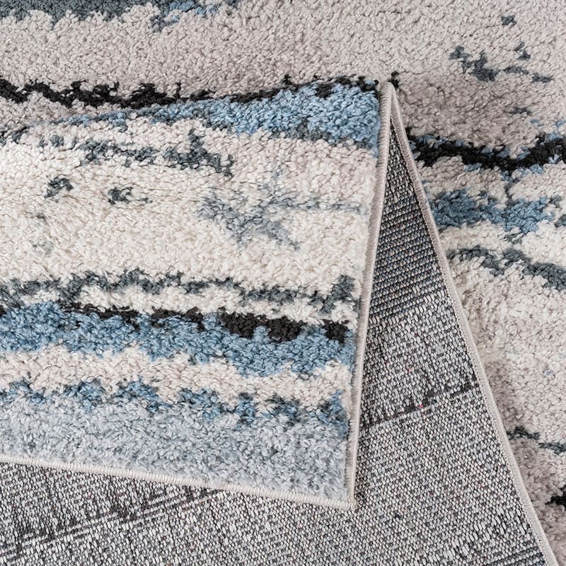 Watercolor Abstract Stripe Woven Area Rug - 5'x7'
