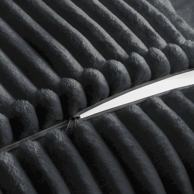 Corduroy Upholstered Armchair, Comfy Deep Seat Single Sofa Chair, Lazy Reading Chair with 2 Pillows & Thick Cushion