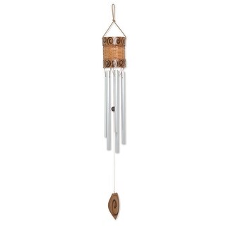 Novica Handmade Breezy Soul Bamboo Wind Chime