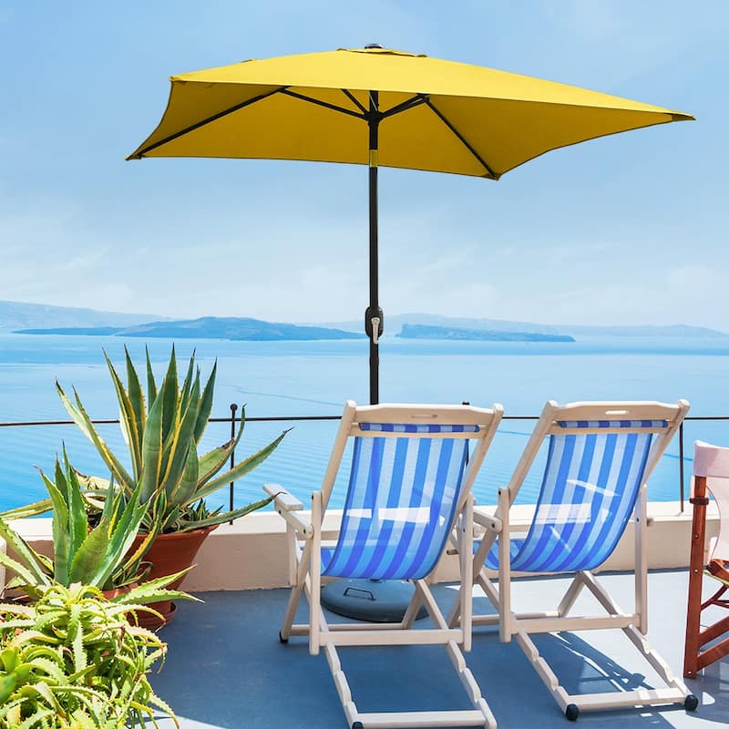 Maypex Square Market Umbrella - Yellow