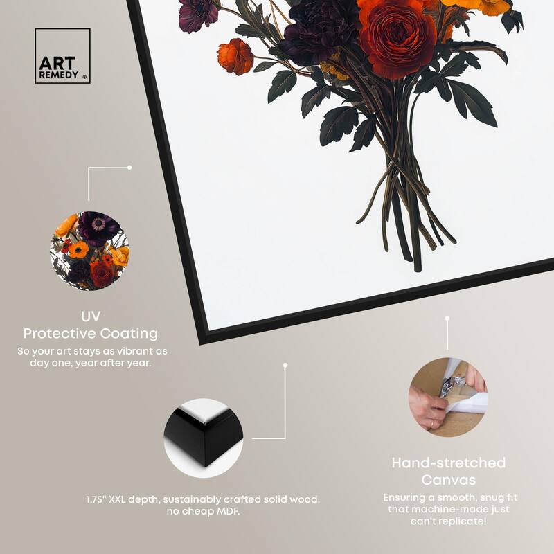 Regal Rose Riot II Canvas by Art Remedy