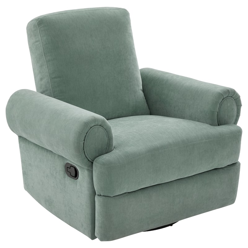 Christopher Knight Home - Thorne Chenille Swivel Recliner Rocker Chair with Adjustable Backrest