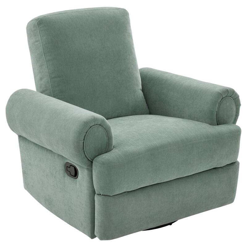 Manual Recliner Sofa Swivel Recliner Rocker Chair with Adjustable Backrest for Living Room, Bedroom, or Nursery