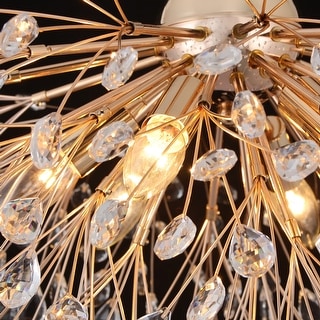 6-Light Modern Luxury Crystal Chandelier
