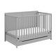 preview thumbnail 13 of 28, Graco Melrose 5-in-1 Convertible Crib with Drawer Gray/White