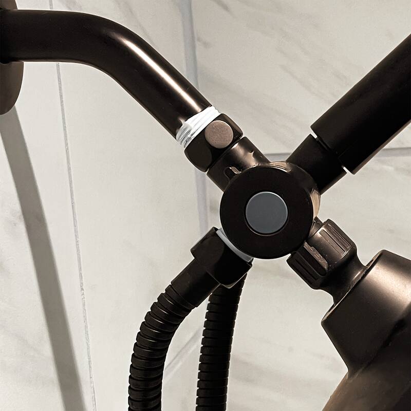 Design House 841536-MB 3-Way Shower Diverter and 70-Inch Hose for Handheld Showerhead