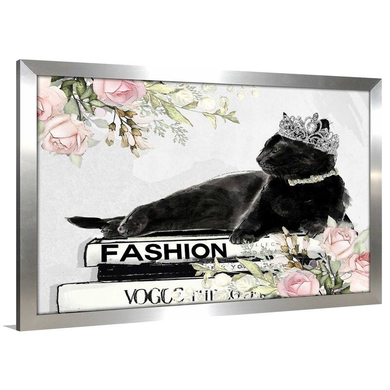 "Cat Queen of Fashion" by Jodi Print on Acrylic