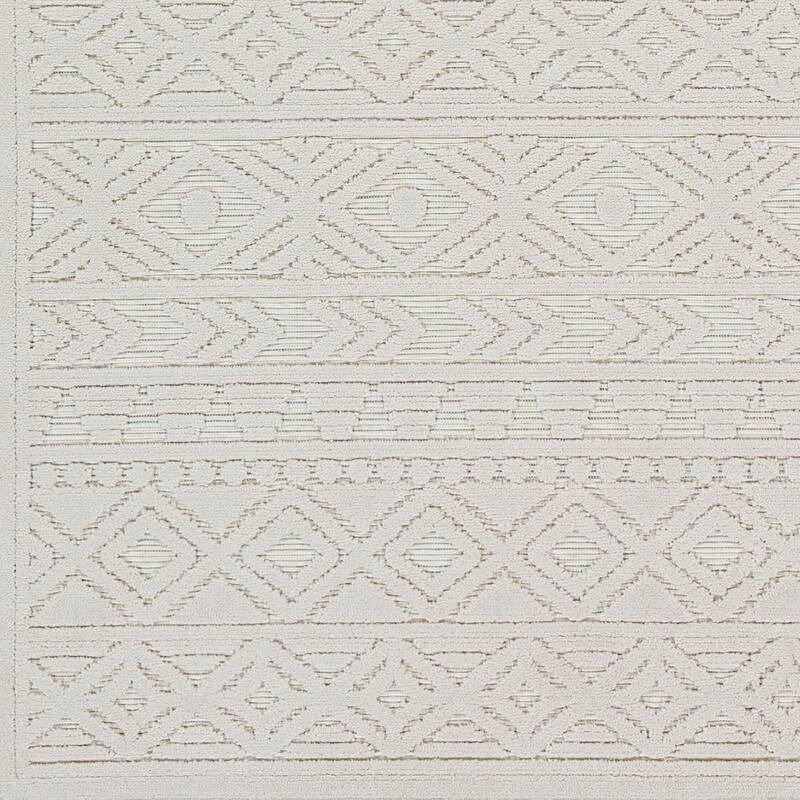 Atatiana Indoor/ Outdoor Global Stripe Area Rug