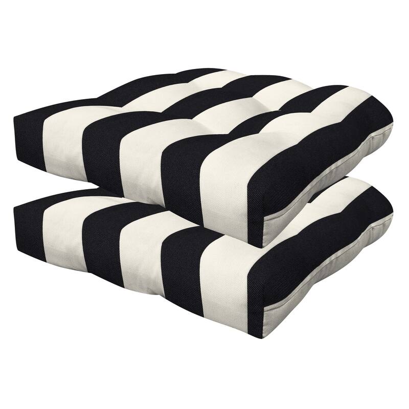 Contoured Tufted Dining Seat Cushion (2-Pack)