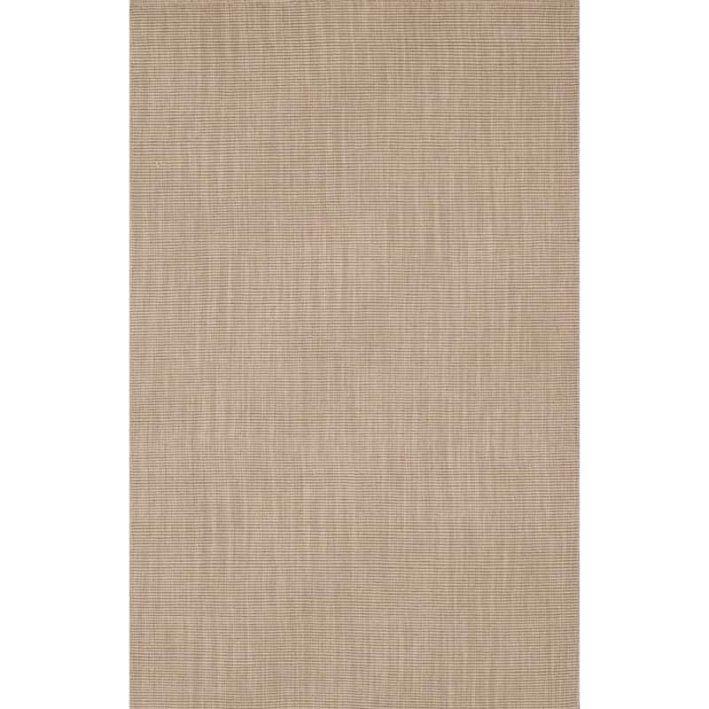 Addison Jaxon Boucle Wool Area Rug - 8' x 10' - Beach - Rectangle