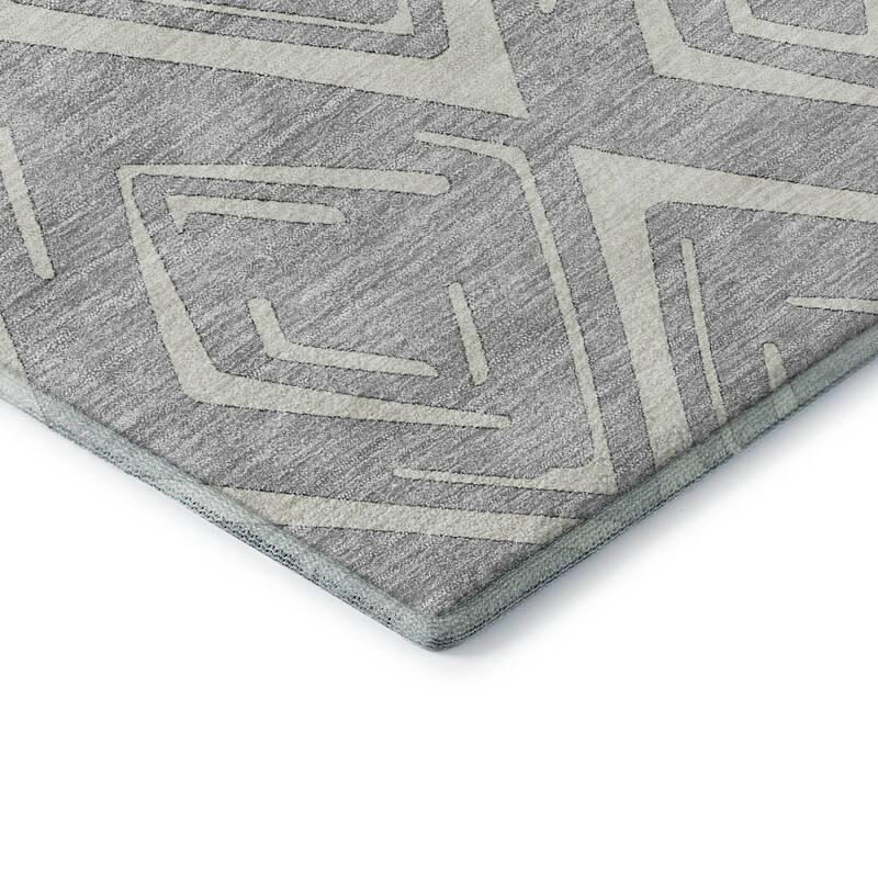 Premium Washable Super Soft Modern Diamond Mayfield Rug