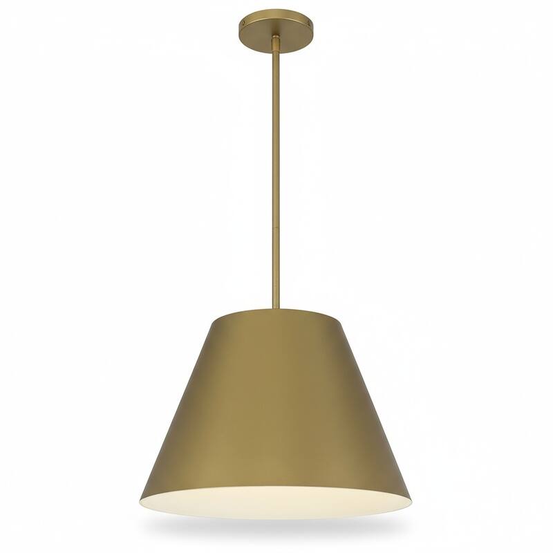 16 inch Integrated LED Pendant Light Diameter 5 Color Temperature Dimmable