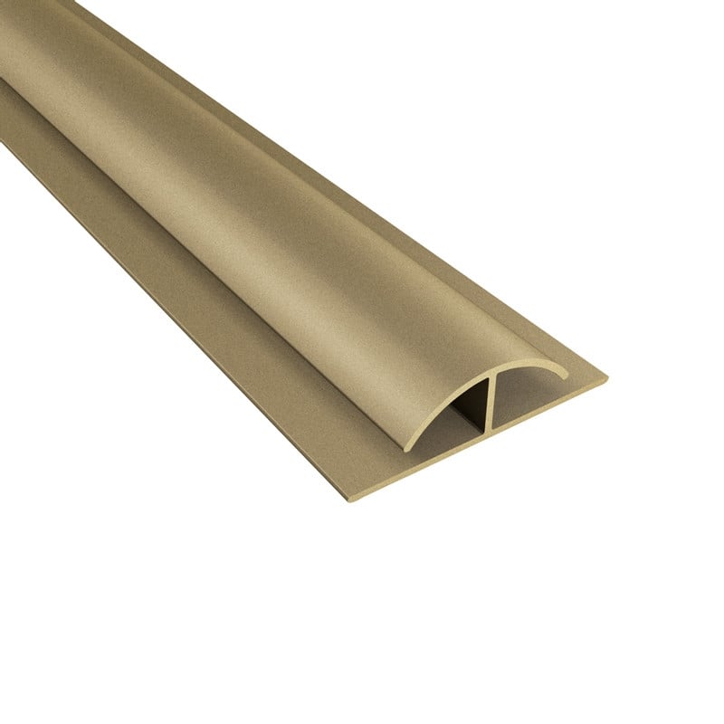 FASÄDE 47 in. Decorative Vinyl Divider Trim Argent Bronze (5 Pack) - 5 Pack