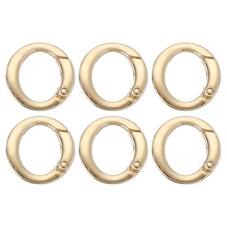 Round Shaped Spring Snap Keychain Clip Trigger Keychain Hook Clip Key ...
