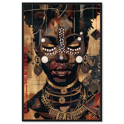 In Golden Accents Canvas by Art Remedy