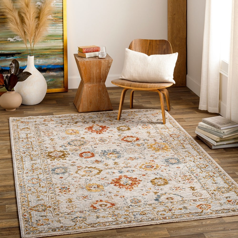 Livabliss Traditional Reina Medallion Area Rug