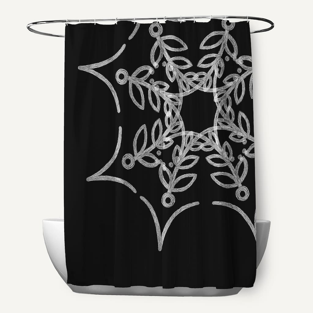 Web Art Holiday Print Shower Curtain (71 x 74)
