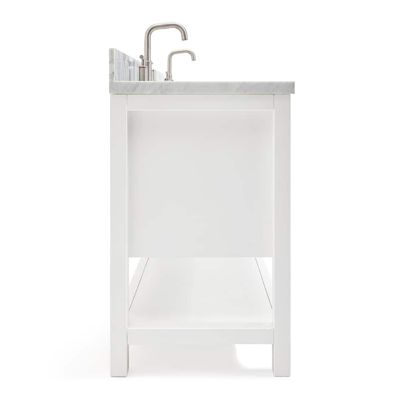 Ariel S061DCWRVO Magnolia 60" Free Standing Single Basin Vanity Set