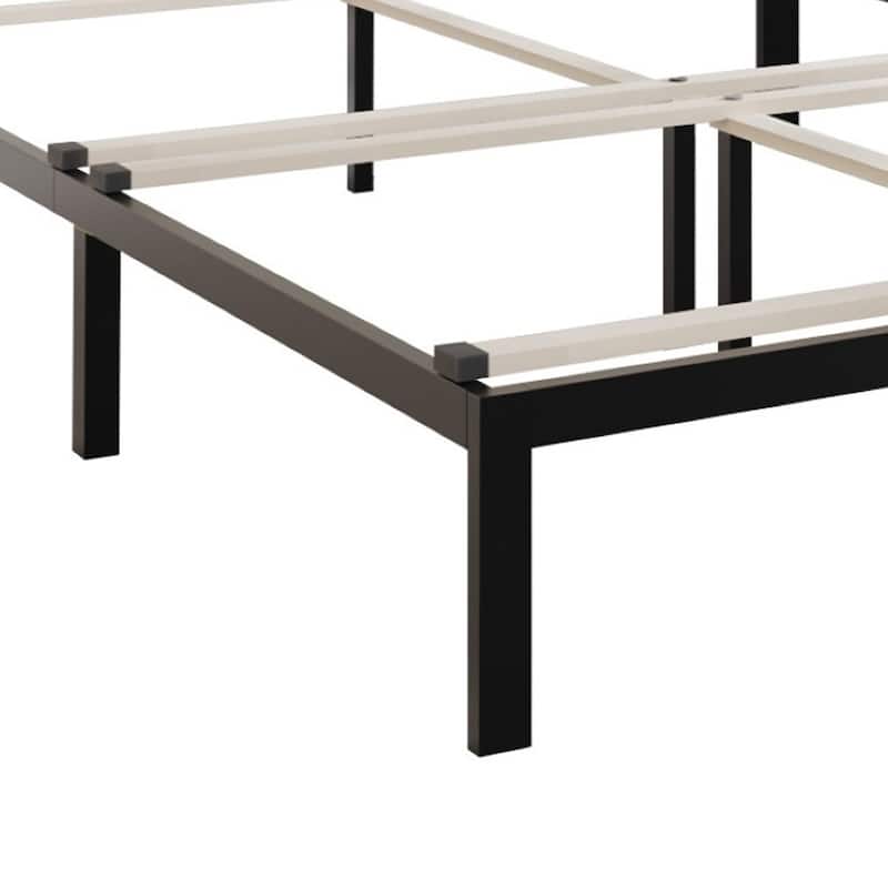 CraftPorch Modern Linen Silver Finish Nailhead Upholstered Bed